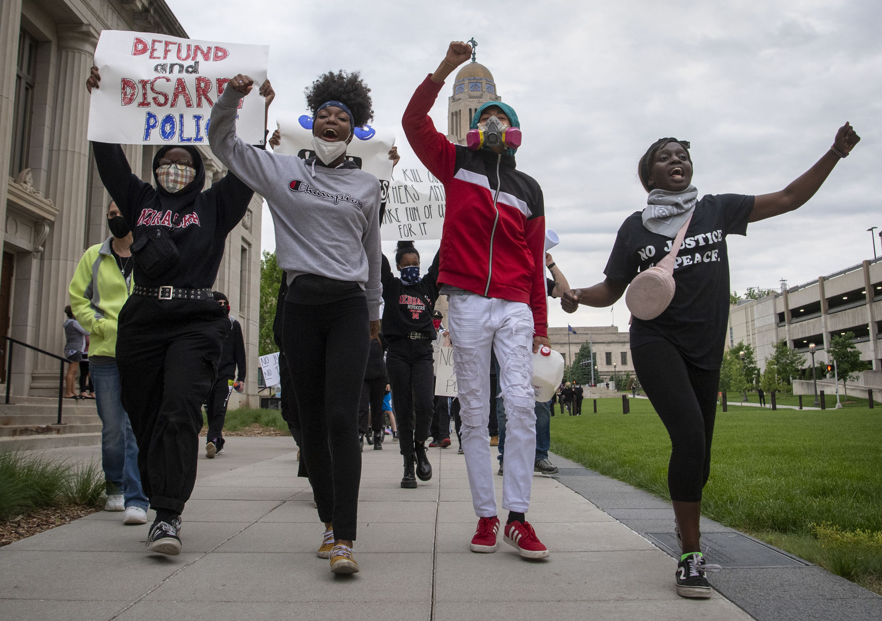 Protest at Capitol, 5.30